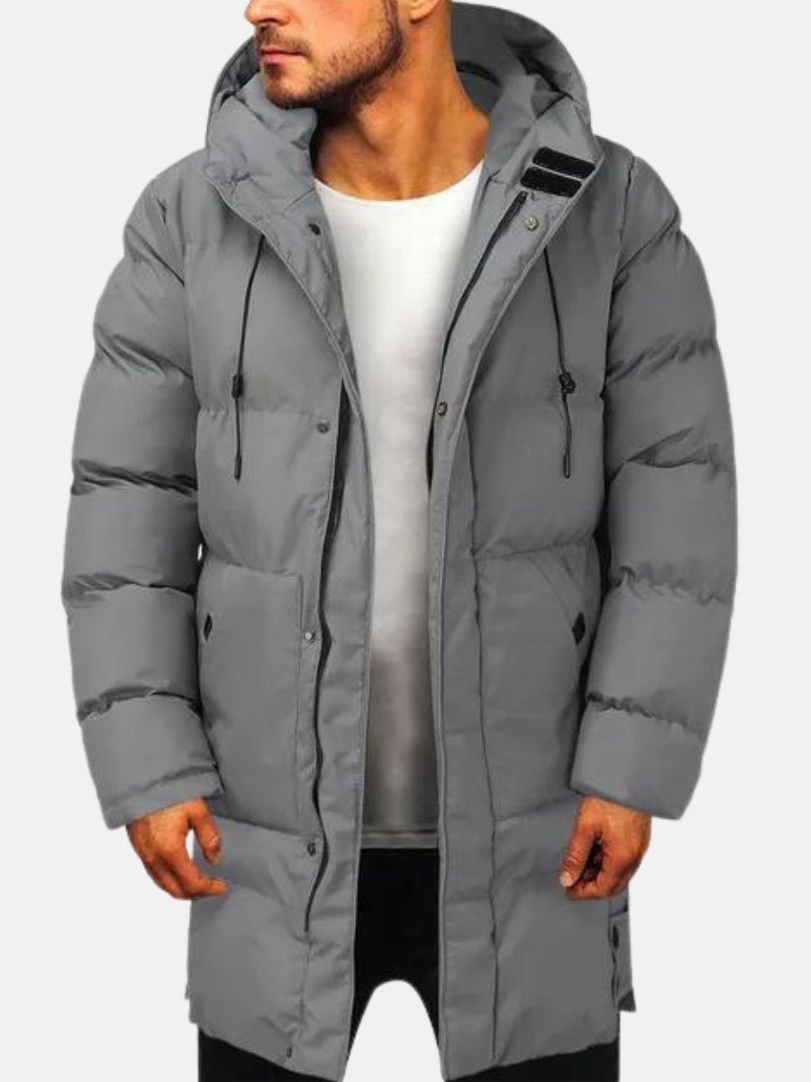 Cassius Parka for Men – Insulating Padding, Durable Nylon & Modern Style