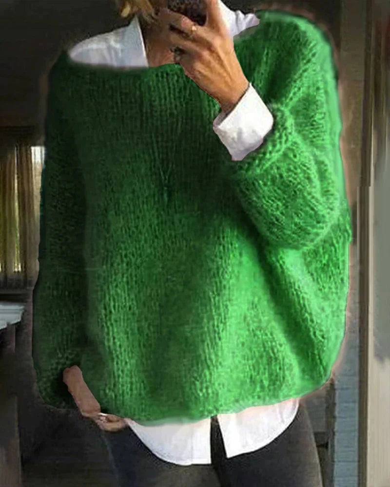 Abigail Women's Sweater – Soft Knit Sweater with Long Sleeves & Comfortable Fit for Winter