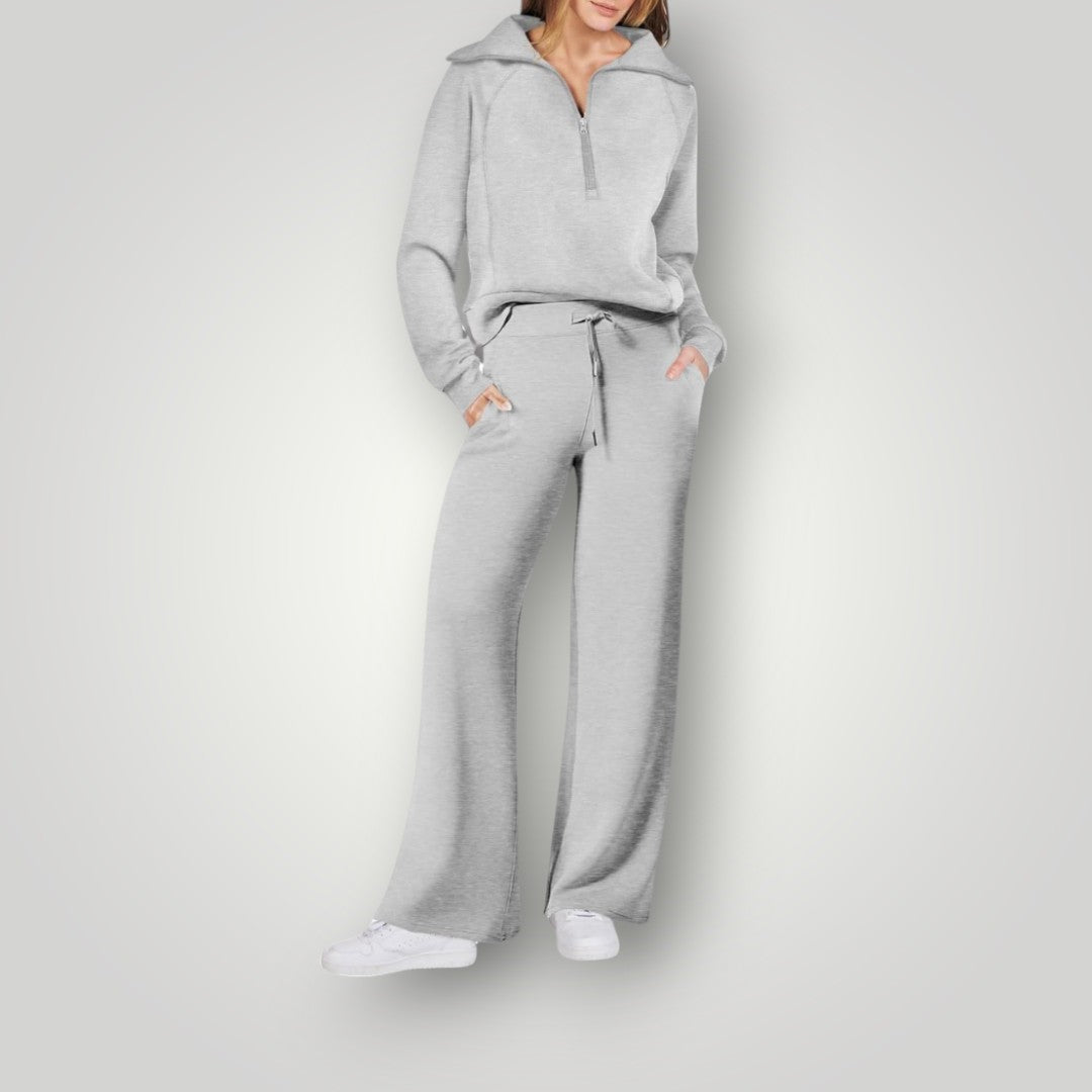 Lilou Women's Loungewear Set – Comfortable Sweatshirt & Jogging Pants in Soft & Luxurious Fabric