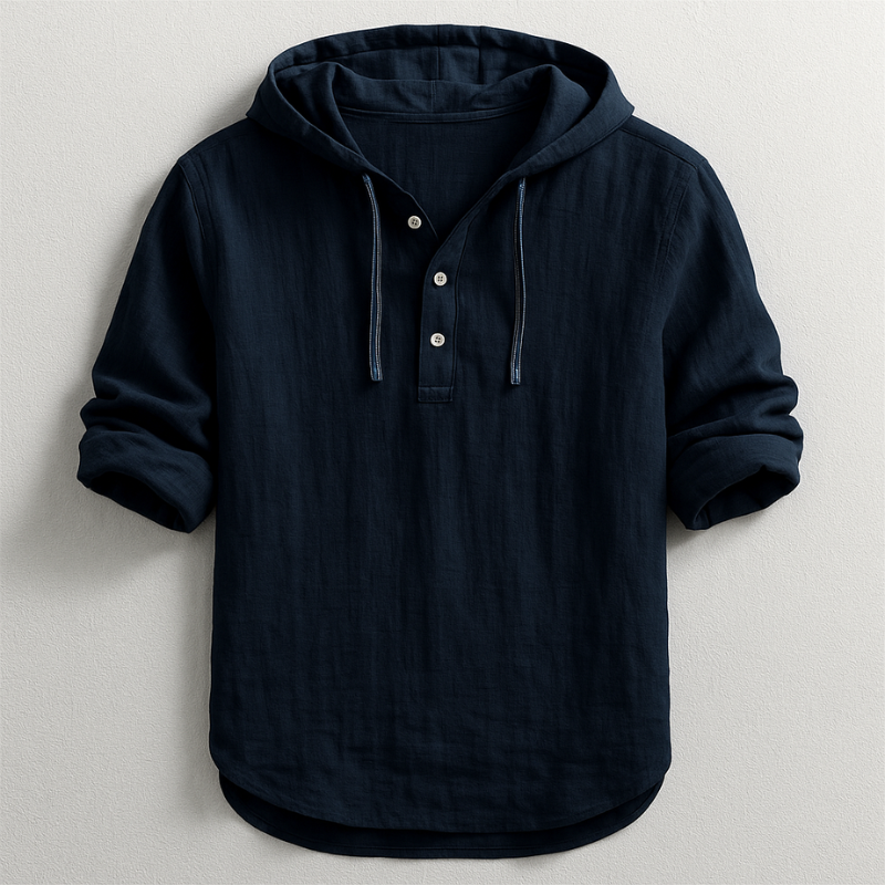 Marc Men's Hoodie Shirt – Soft & Elegant Lightweight Cotton in a Modern Casual Style
