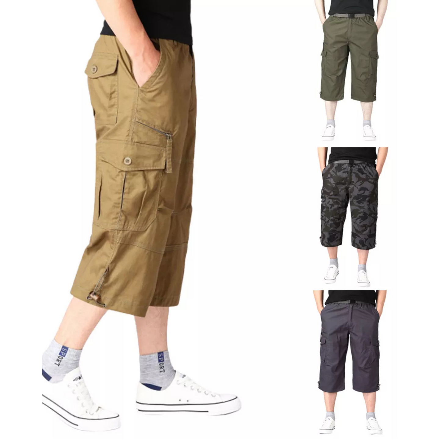 Julien Men's Shorts – Lightweight & Functional Shorts with Practical Pockets for Summer