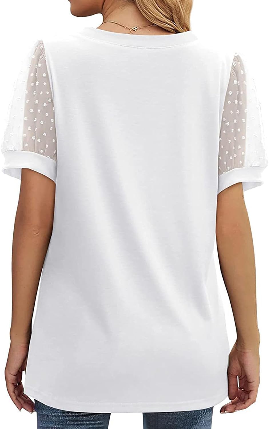 Blouse Femme Krishna à Col V – Coupe Décontractée au Look Élégant pour un Usage Quotidien ou Formel