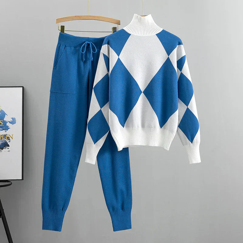 Ava Ensemble Femme – Ensemble Tricoté Élégant & Confortable au Style Moderne