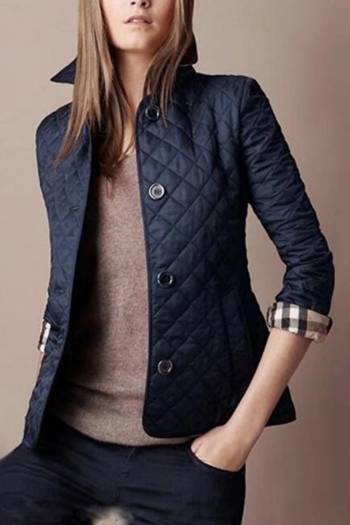 Clara Quilted Jacket – Elegant and Comfortable Jacket with Refined Details and Tailored Design