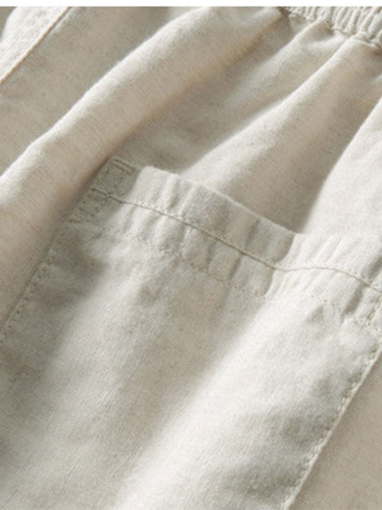 Richard Summer Outfit for Men – Breathable Linen Look with Short Sleeves & Comfortable Pants