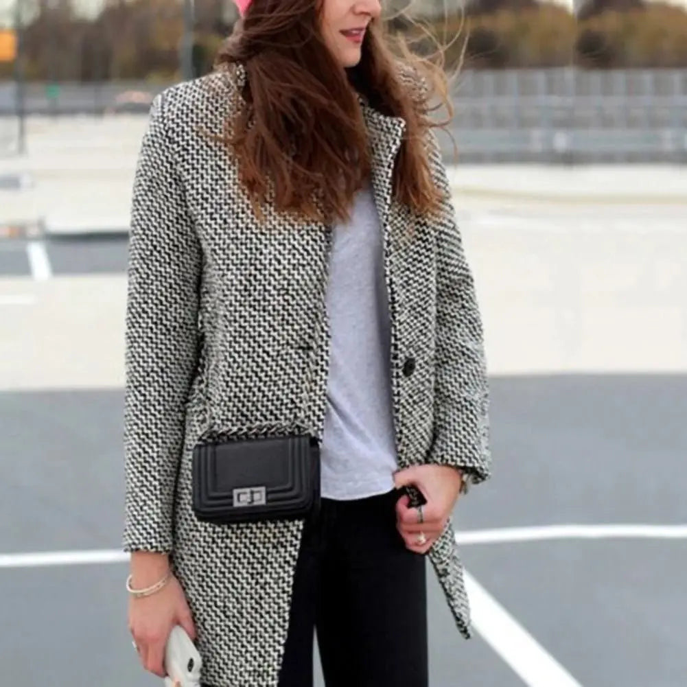 Celeste Manteau en Laine Femme – Élégant, Chaud & Polyvalent pour l’Hiver