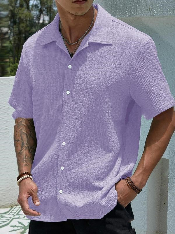 Jay Casual Shirt for Men – Modern Short Sleeve Shirt for Summer, Holidays & Everyday