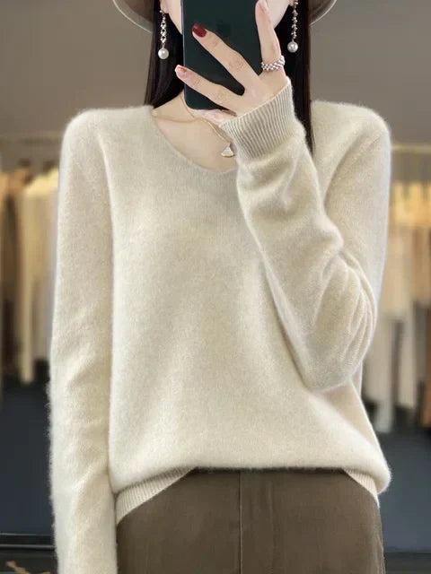 Lily Women's Sweater – Elegant Knit in Soft & Comfortable Blend with Long Sleeves