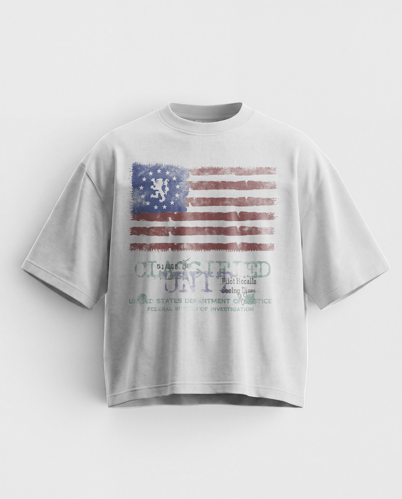 'CLASSIFIED' GRAPHIC TEE