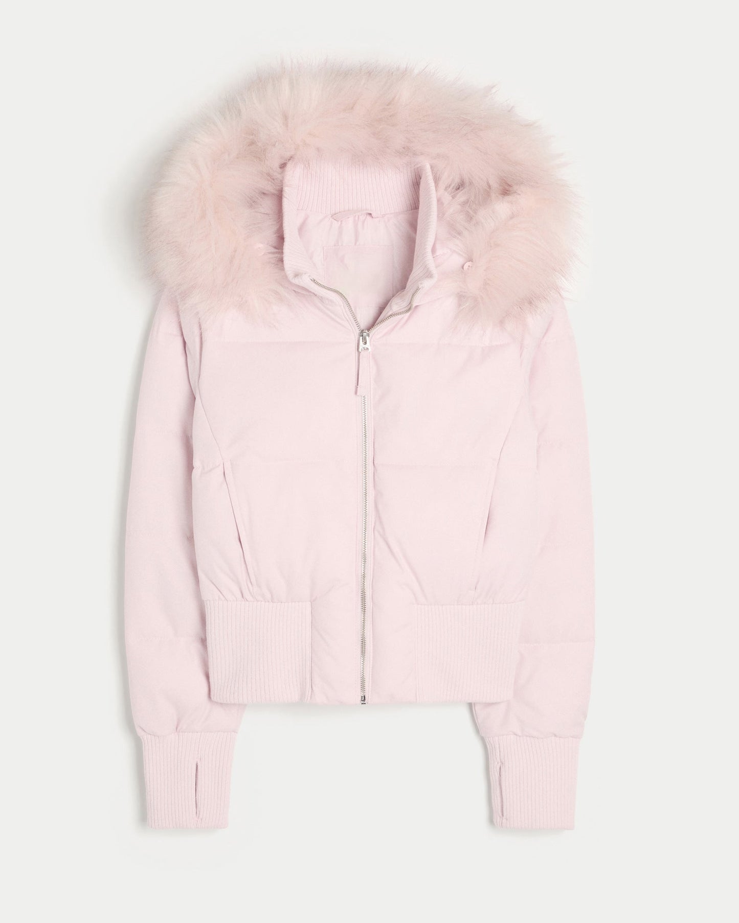 Helena Women's Winter Coat – Warm Jacket with Removable Hood and Elegant Fur Collar