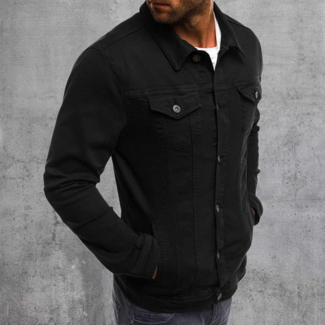 Ethan Manteau Homme – Veste Élégante avec Fermeture Boutons, Style Classique & Moderne