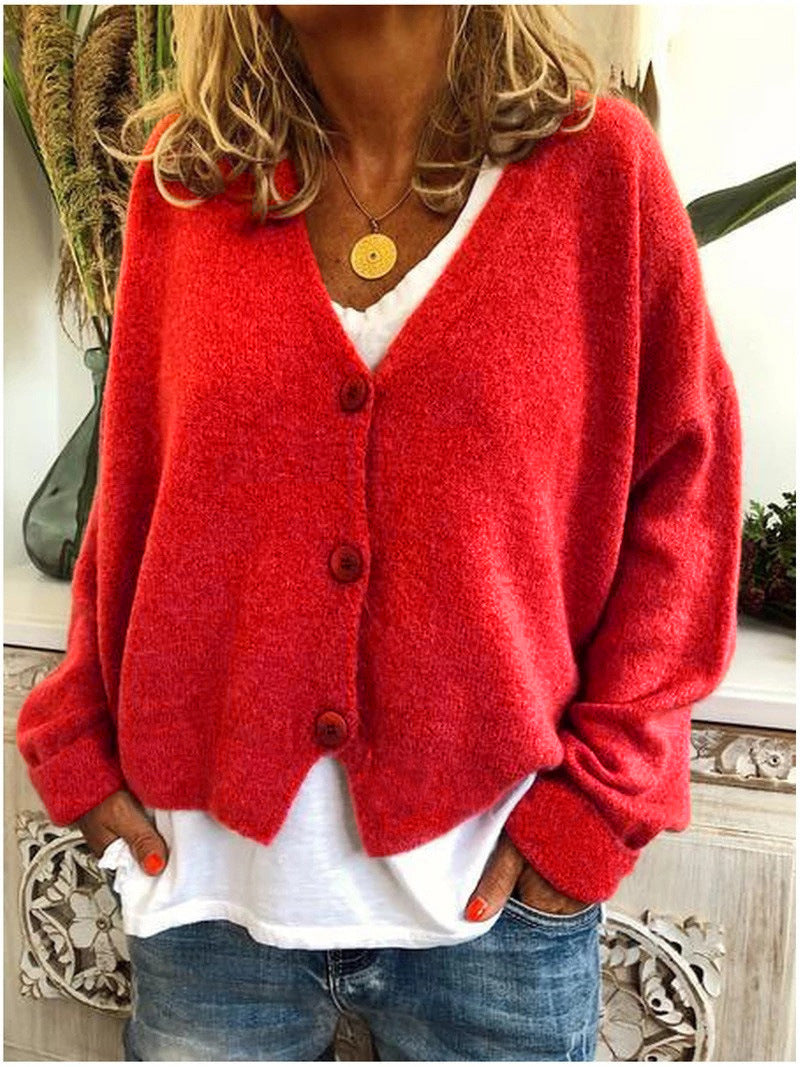 Rowyn Women's Gilet – Comfortable Soft Knit Gilet with Elegant V-Neck