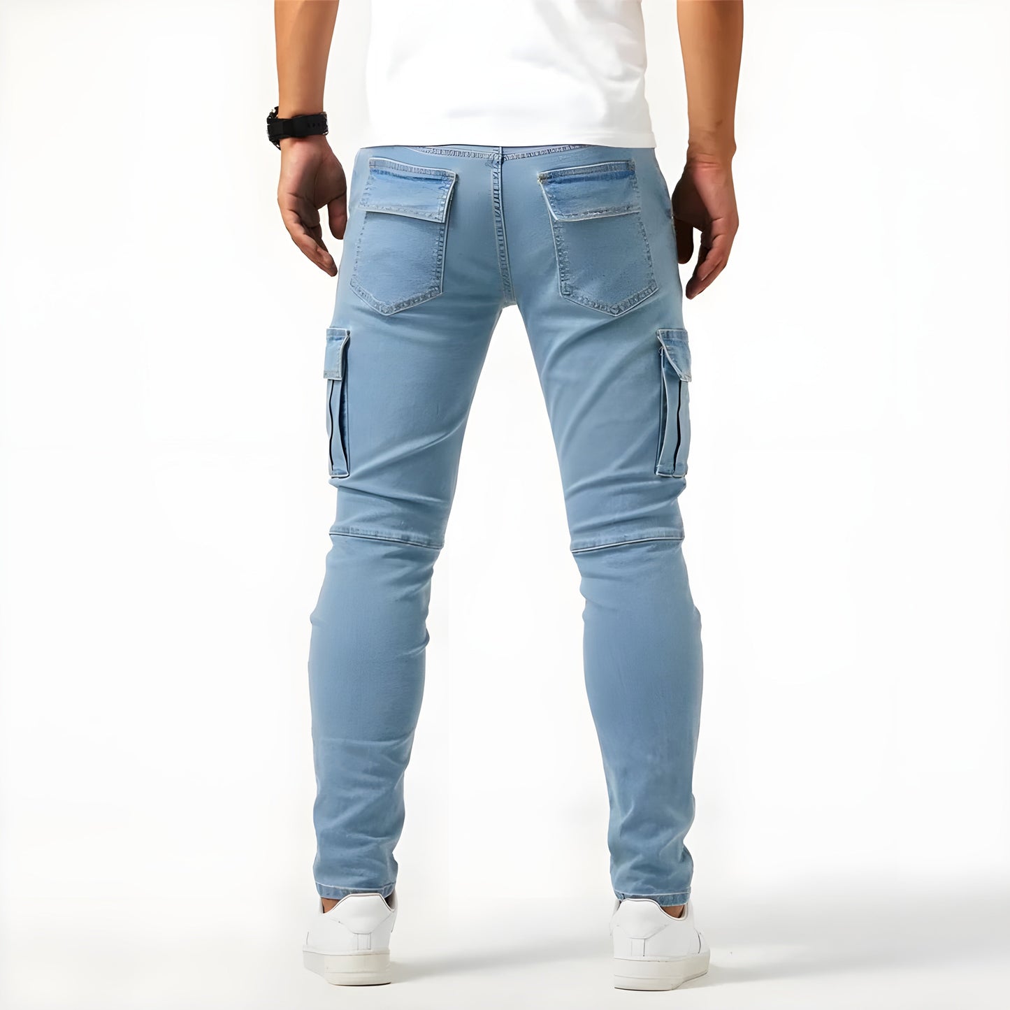 Francois Men's Pants – Comfortable & Modern Stretch Denim Cargo Pants