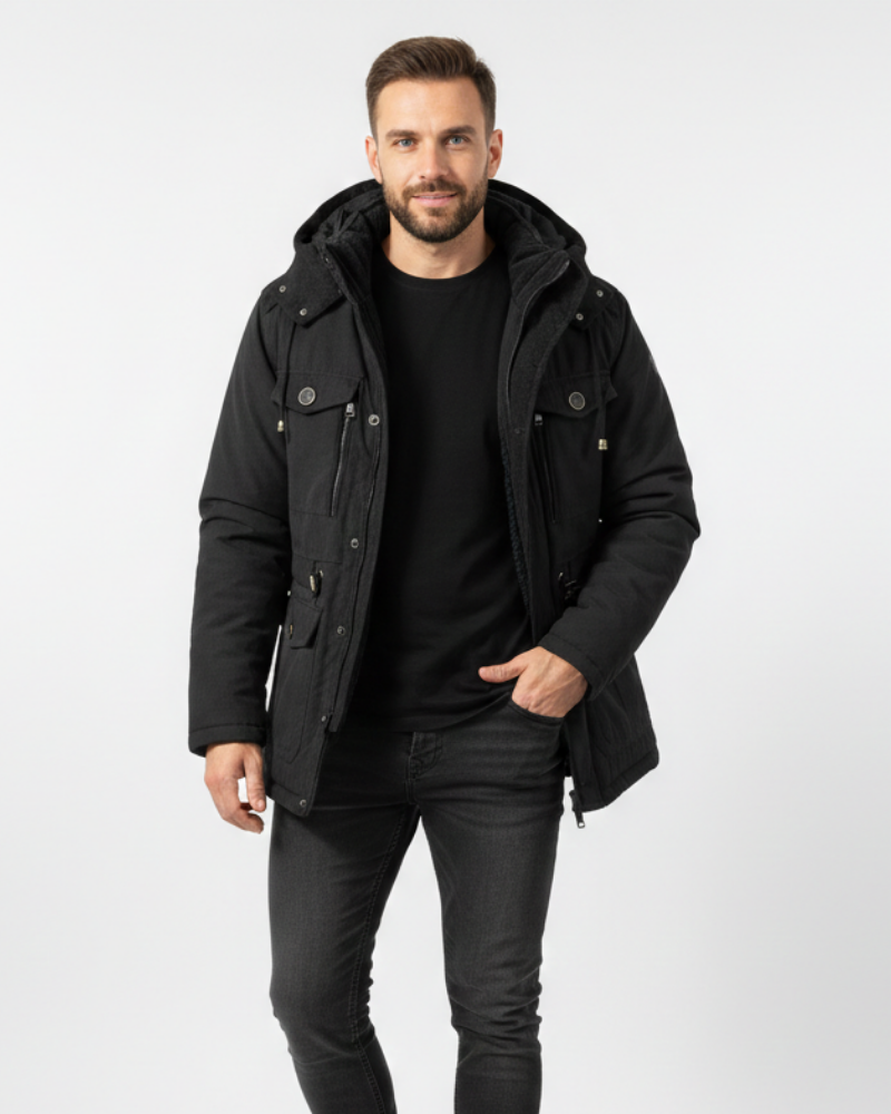 Oliver Waterproof Winter Jacket – Warm Breathable Coat with Fleece Lining & Hood