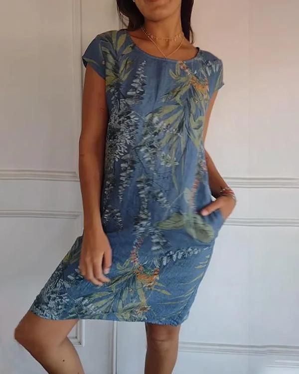 Azalea Robe Femme Été – Légère & Flatteuse en Coton-Lin pour Loisirs & Voyages