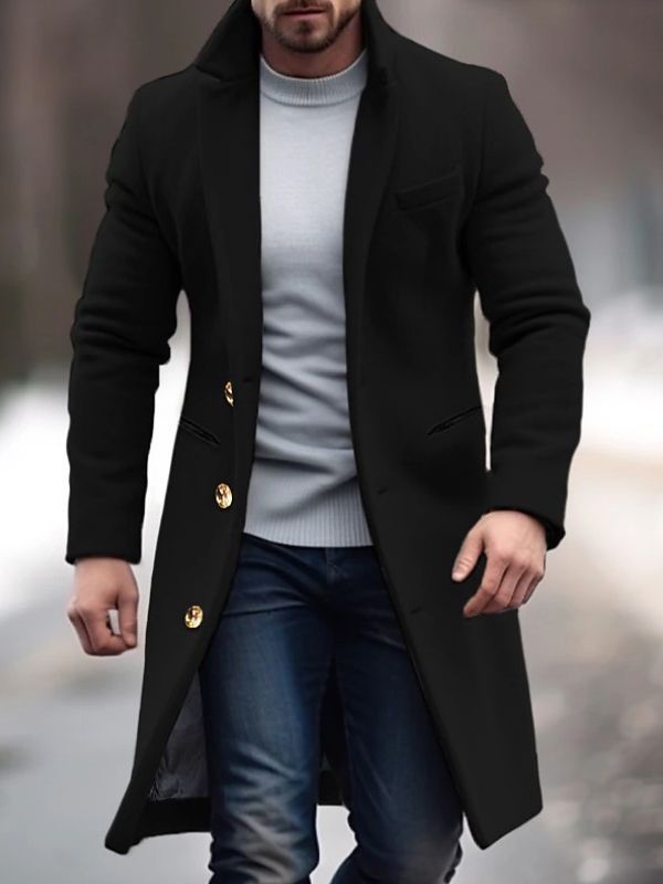 Jordan Men's Jacket – Elegant Modern Button Jacket for Versatile Style