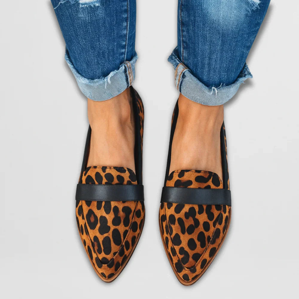Nora Mocassins Femme – Chaussures Élégantes en Daim avec Bout Pointu & Style Polyvalent