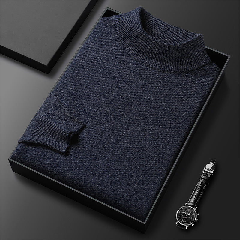 Ryan Men's Winter Mid-Collar Sweater – Warm Knit and Elegant Style
