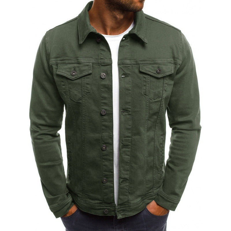 Ethan Men's Denim Jacket – Classic Modern High-Quality Denim with Pockets