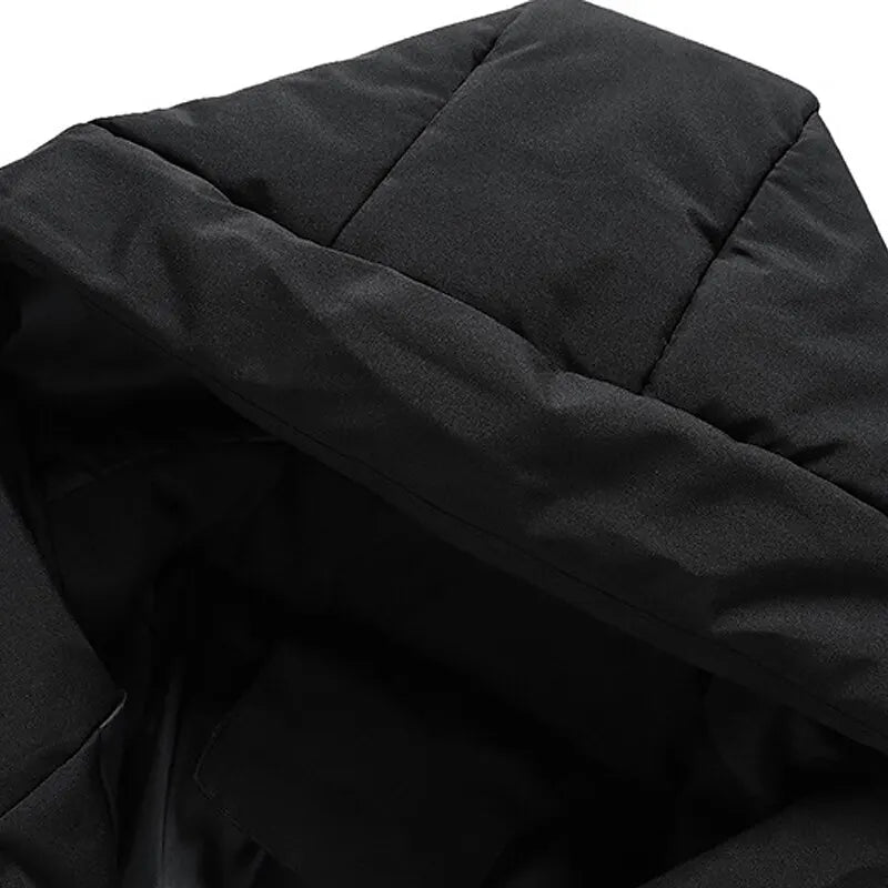 Allan Men's Winter Jacket – Warm, Thick with Hood & Practical Zipper