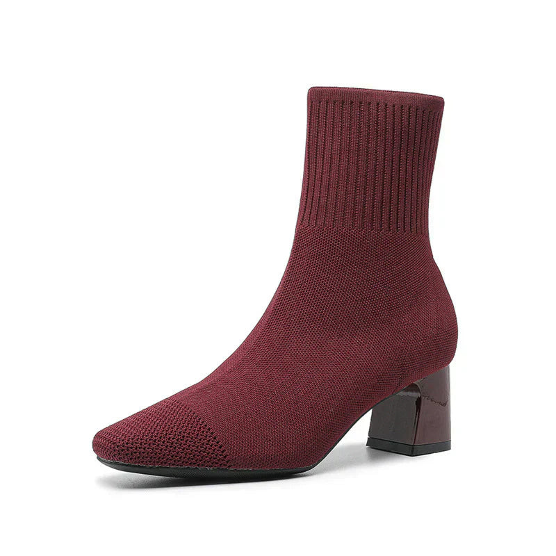 Adele Bottes Femme – Bottes Tricotées Élégantes & Confortables pour Look Chic au Quotidien