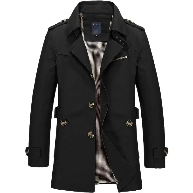 Casual Winter Jacket for Men Baron – High-End Mid-Length, Warm and Refined