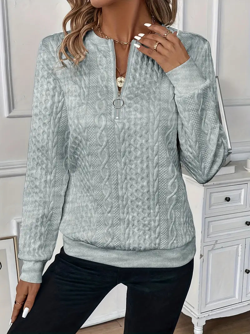 Amora Women's Soft Knit Sweater – Everyday Comfort & Casual Elegance