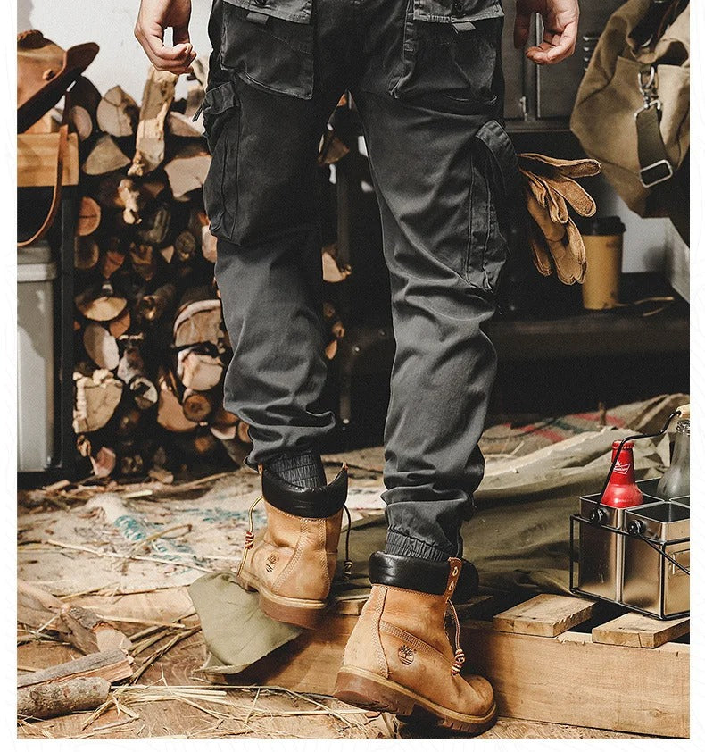 David Men's Pants – Comfortable & Versatile Stretch Cargo Pants with Spandex