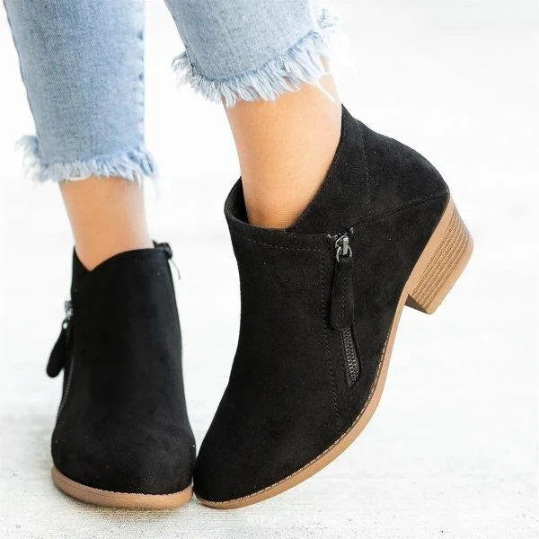 Aura Bottes Femme – Bottines Artisanales Élégantes & Confortables avec Semelle Antidérapante