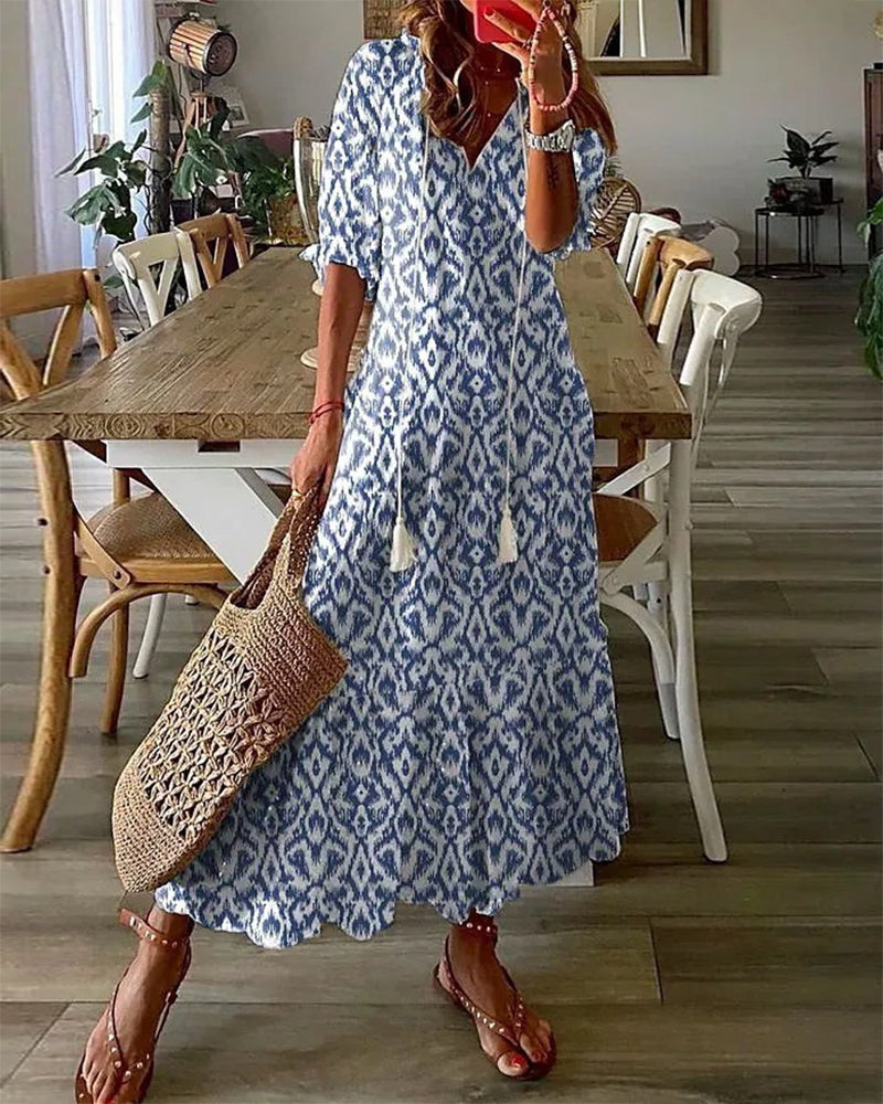 Blanche Robe Maxi Femme – Bohème Chic, Coton Léger & Style Ibiza Estival