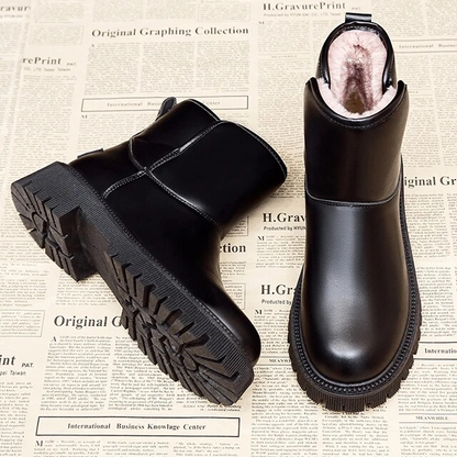 Tisha Bottines Femme – Bottines Hiver Confortables avec Doublure Douce & Semelle Antidérapante