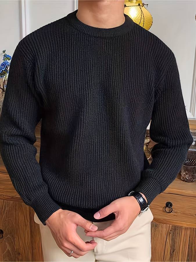 Ulmer Pull Homme – Pull Classique Léger & Confortable au Style Élégant pour Tous les Jours