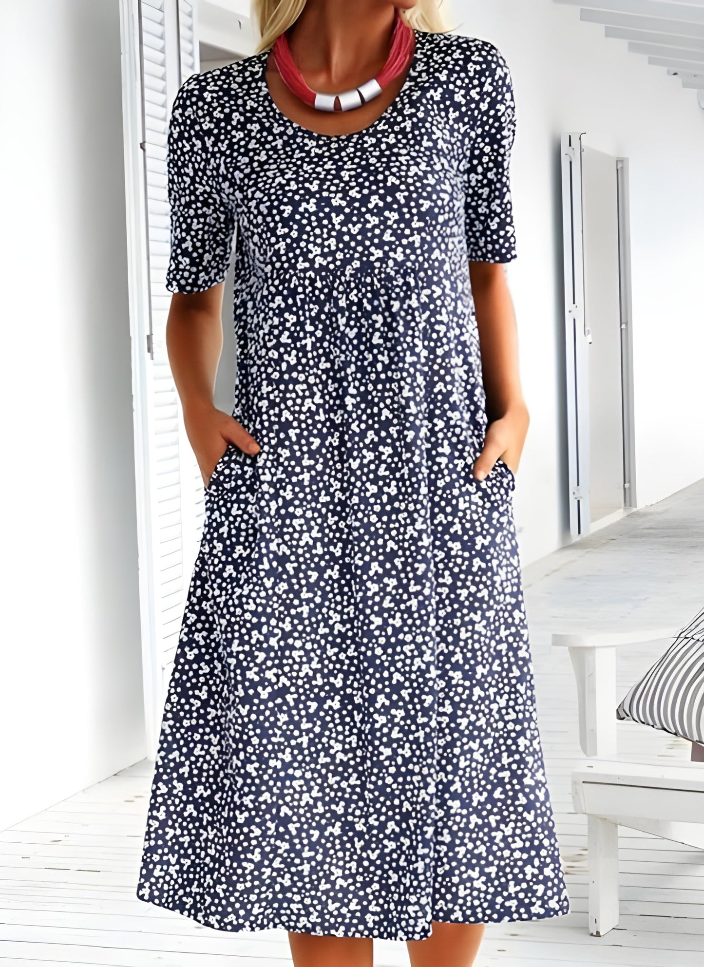Sophie Robe d’Été Femme – Tissu Léger & Design Élégant pour Saison Chaude