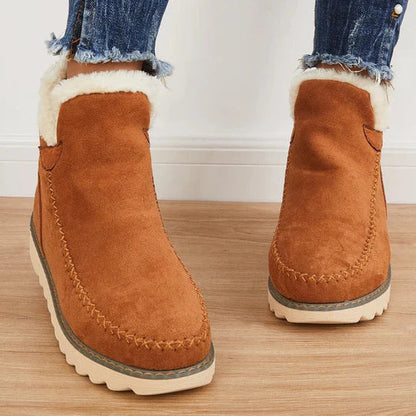 Hyacinth Bottines Femme d'Hiver – Bottines à Enfiler Doublées en Fausse Fourrure avec Semelle Antidérapante Durable