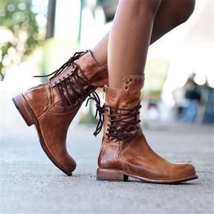 Bottes Hiver Femme Alayna à Talons Bloc – Bottes Hautes Élégantes et Confortables avec Support de Stabilité