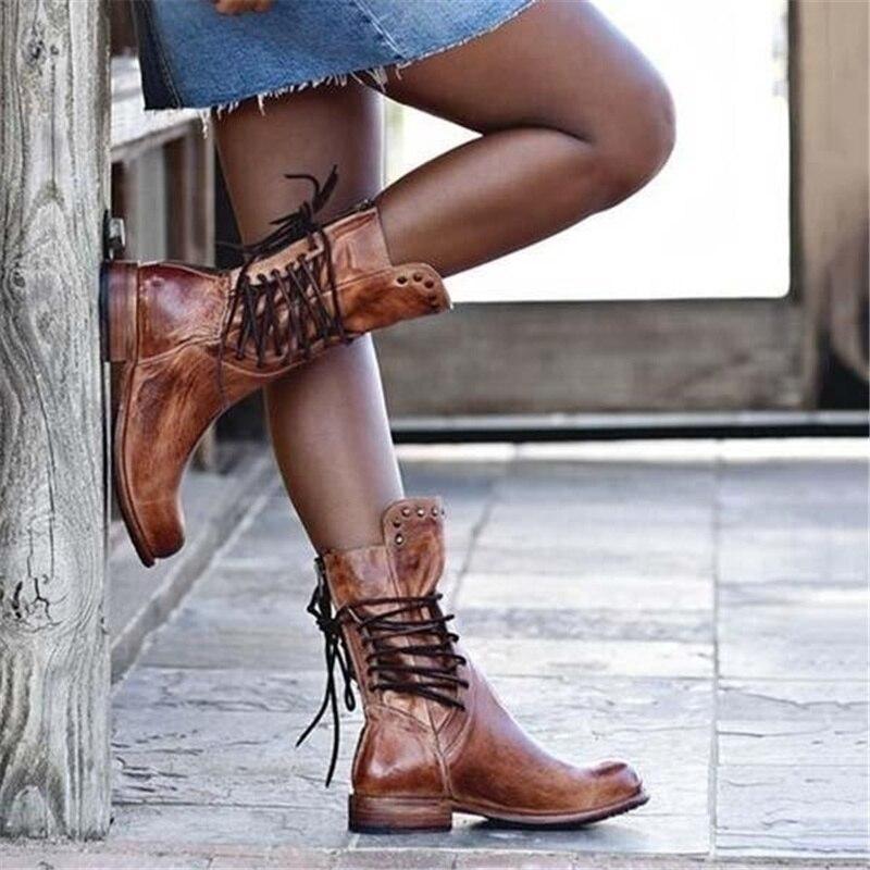 Bottes Hiver Femme Alayna à Talons Bloc – Bottes Hautes Élégantes et Confortables avec Support de Stabilité
