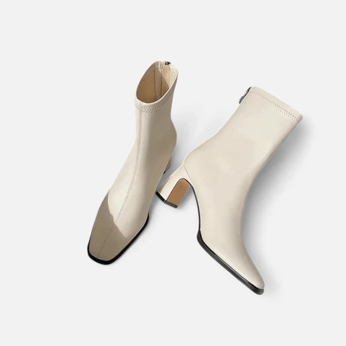 Madison Bottines Femme – Bottines Hiver Vintage à Bout Carré avec Doublure Chaude & Talon Bloc