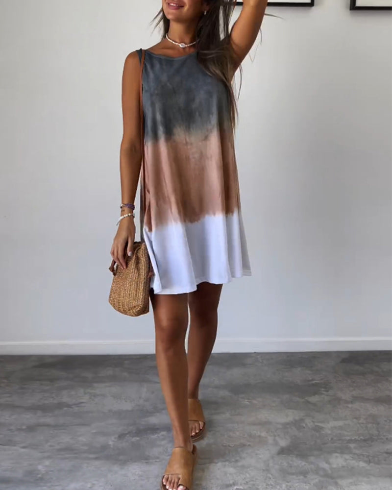 Odette Women's Summer Dress – Casual Sleeveless Dress with Light Cut for Relaxing Summer Days