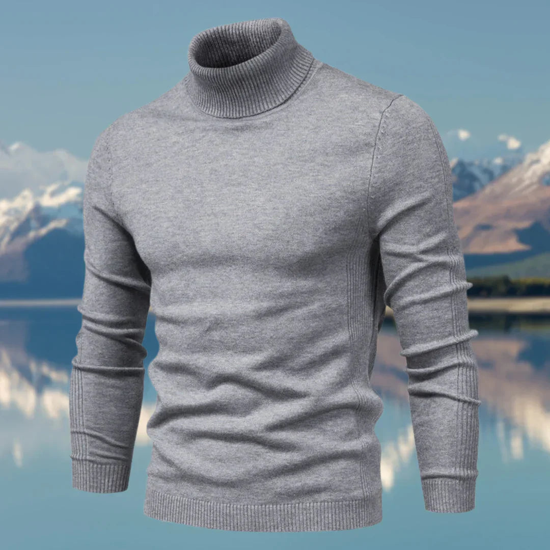 Vince Pull Col Roulé Homme – Classique en Maille Douce, Ajusté & Élégant pour l’Hiver
