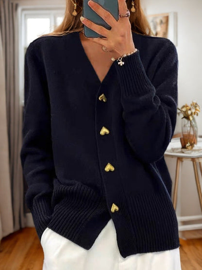 Lana Gilet Femme en Maille – Cardigan Sans Manches en Tissu Doux & Luxueux pour Toutes Saisons