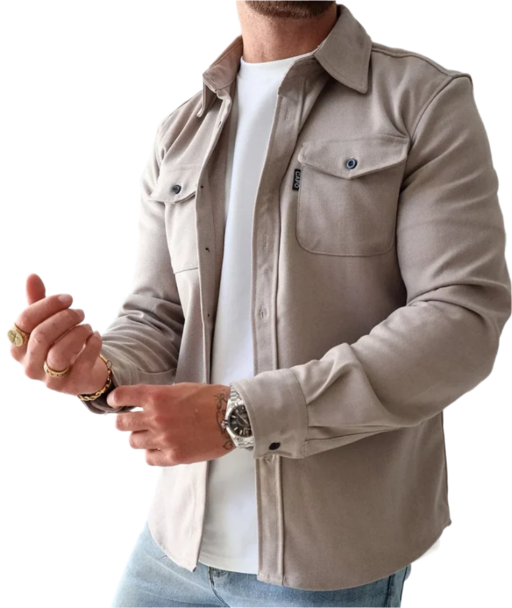 Maxim Chemise Homme – Chemise Élégante en Coton Premium pour Automne & Occasions Décontractées