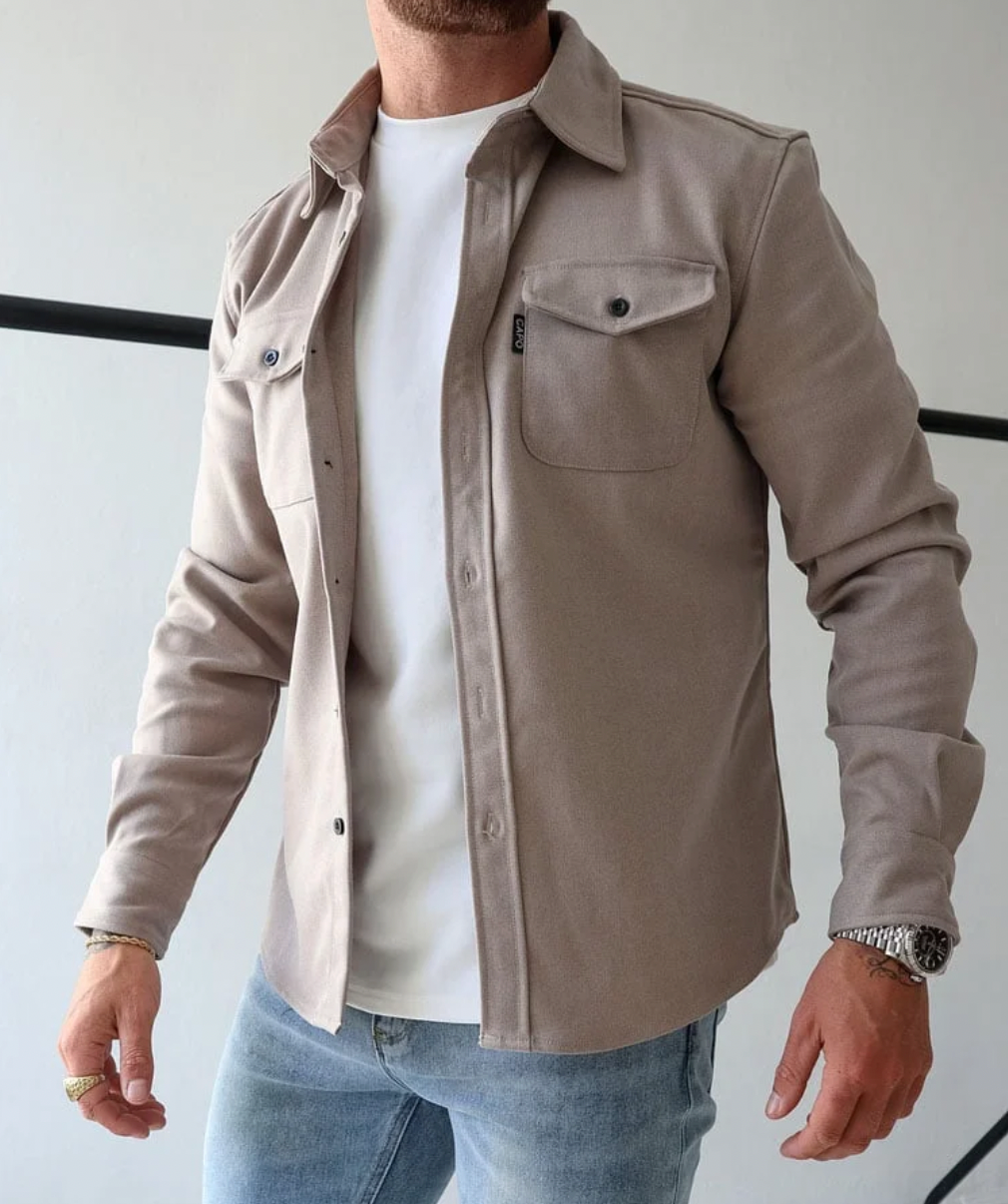 Maxim Chemise Homme – Chemise Élégante en Coton Premium pour Automne & Occasions Décontractées