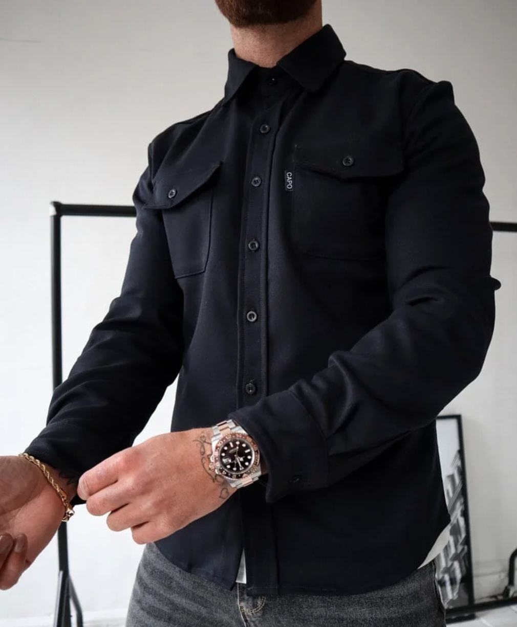 Maxim Chemise Homme – Chemise Élégante en Coton Premium pour Automne & Occasions Décontractées