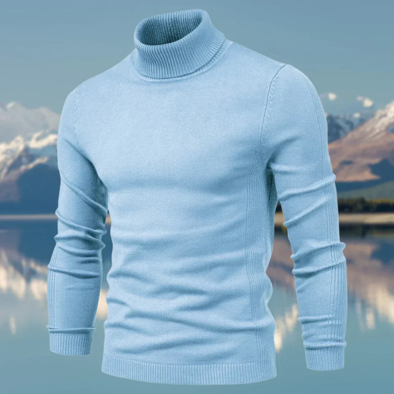 Vince Men's Turtleneck Sweater – Classic in Soft Knit, Fitted & Elegant for Winter