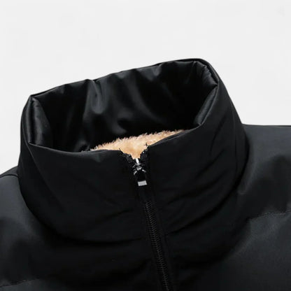 Victor Gilet Homme en Laine – Gilet d'Hiver en Laine d'Agneau avec Doublure Polaire Douce & Coupe Décontractée