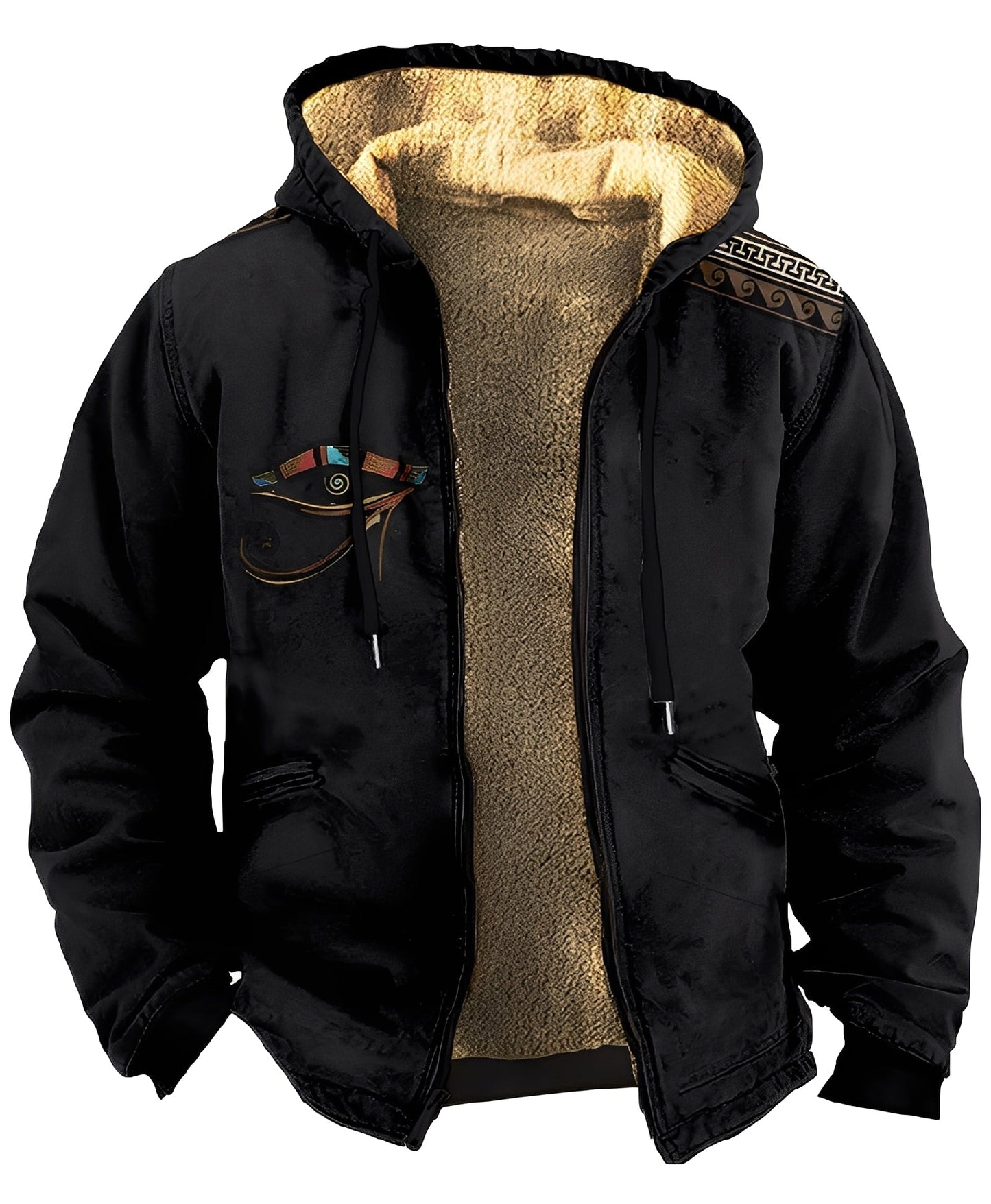 Mervin Men's Jacket – Color Block Hoodie in Soft & Breathable Fabric