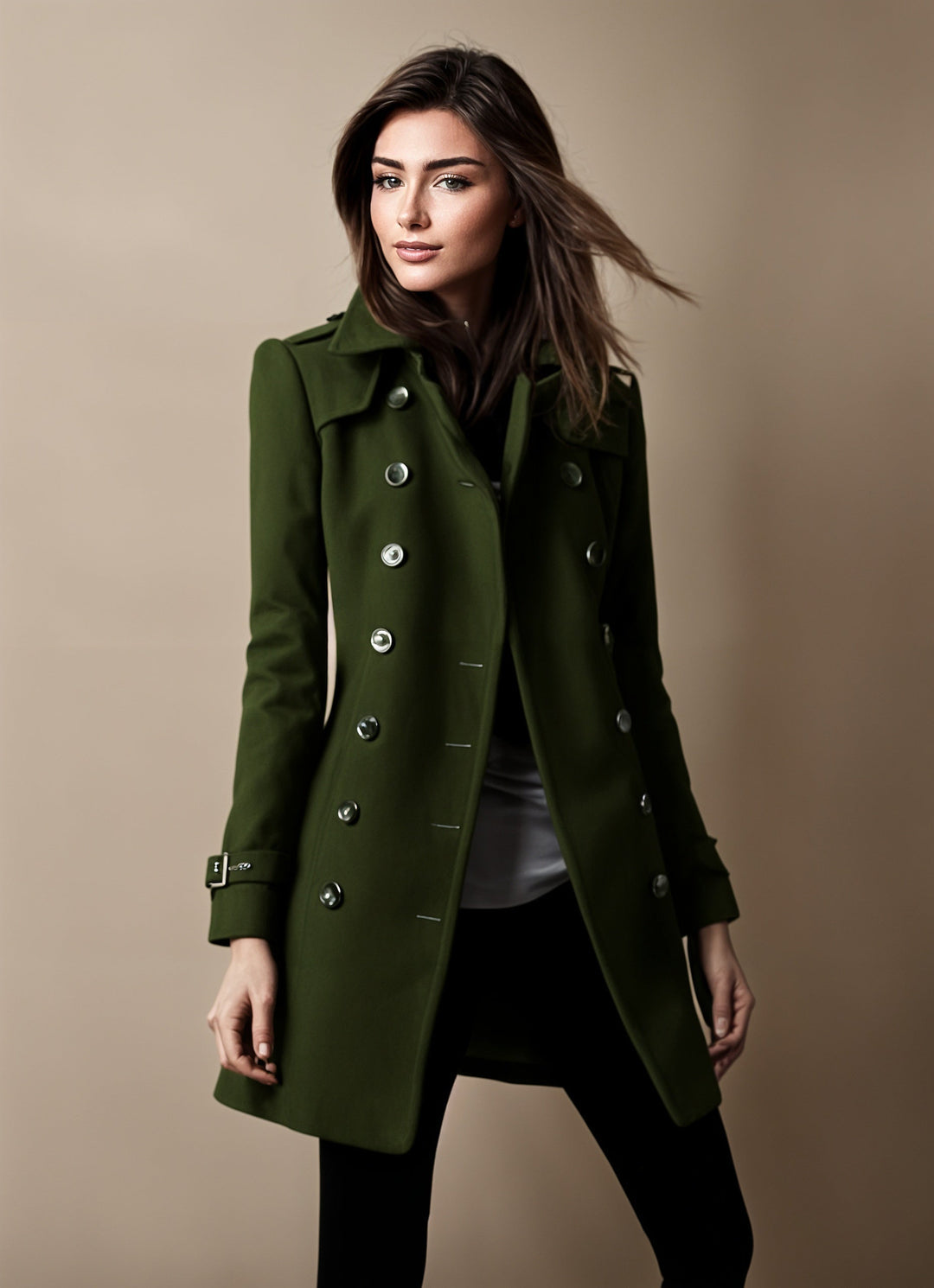 Divine Manteau Femme – Manteau Élégant & Chic avec Coupe Moderne pour Toutes Occasions