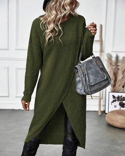 Sylvia Pull Femme – Long Pull Élégant & Confortable au Style Intemporel pour l’Hiver