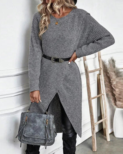 Sylvia Pull Femme – Long Pull Élégant & Confortable au Style Intemporel pour l’Hiver