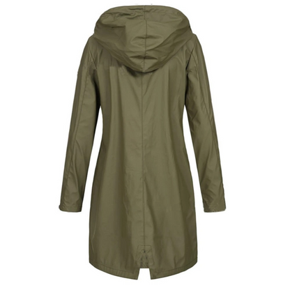 Arya Veste Coupe-Vent Femme – Imperméable Légère avec Capuche & Poches Pratiques